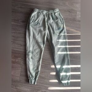 Youngla womens Green Tie-Dye Joggers